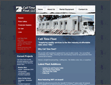 Tablet Screenshot of calltimefleet.com